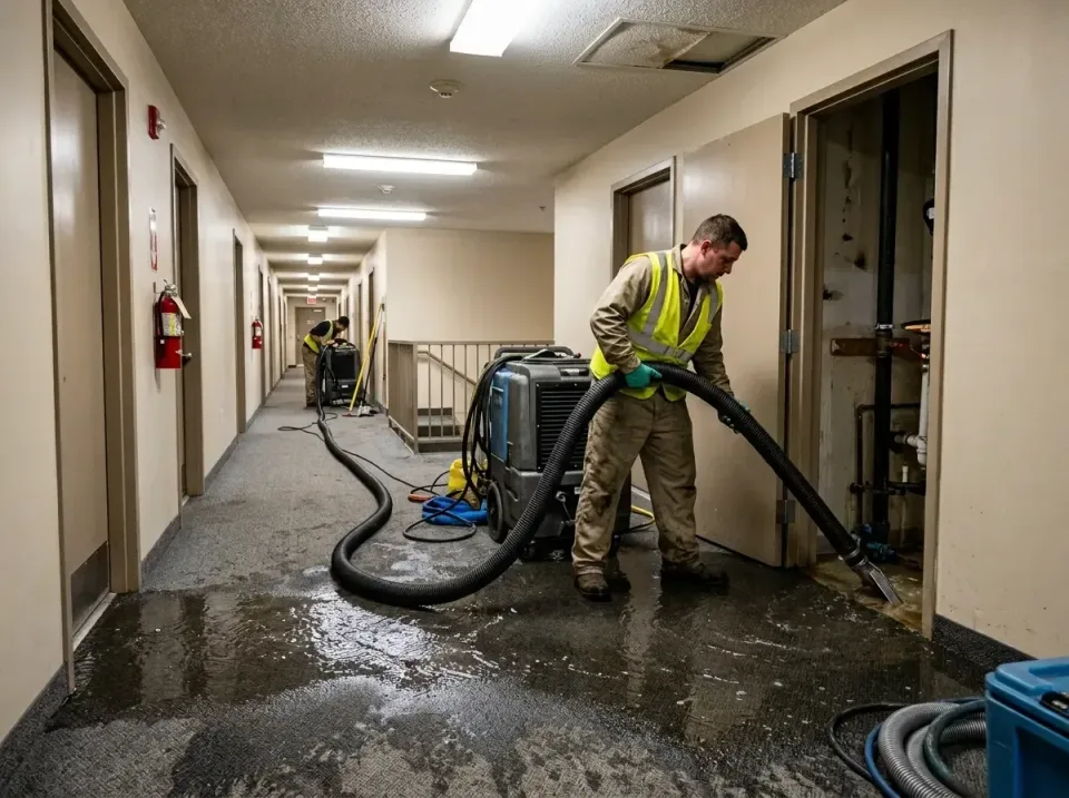 multi-unit-apartment-hallway-f-005 — frequently asked questions, Emergency Burst Pipe Water Extraction & Removal in West Hol…
